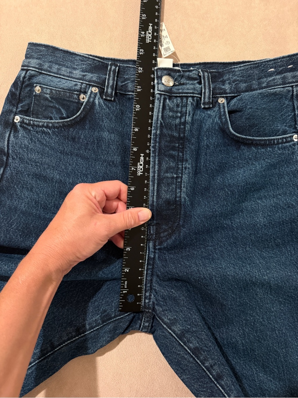 Madewell Tall Pieced Barrel-Leg Jeans • size 27 Tall • NWT • NY517 - Picture 5 of 11